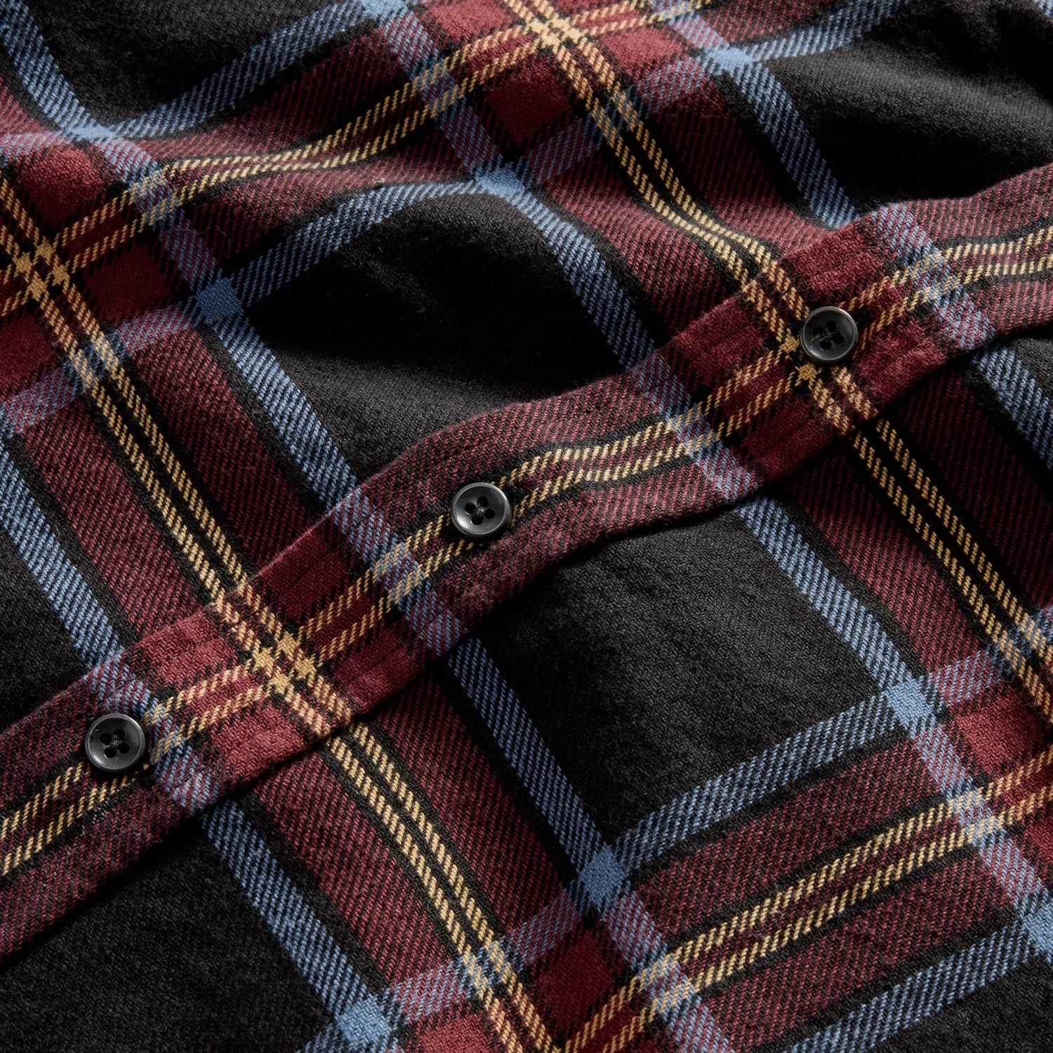 The Ledge Shirt In Dark Navy Plaid - Image 9