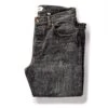 The Slim Jean In Black 1-Year Wash Selvage Denim