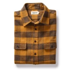 The Yosemite Shirt In Saffron Buffalo Check