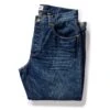 The Democratic Brushed Back Jean In Collins Resin Wash Selvage Denim