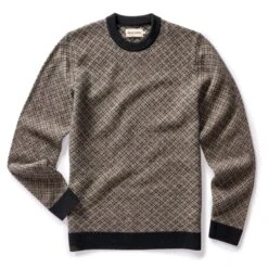 The Otto Sweater In Coal Merino