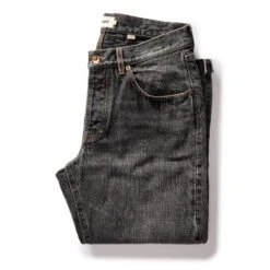 The Democratic Jean In Black 1-Year Wash Selvage Denim