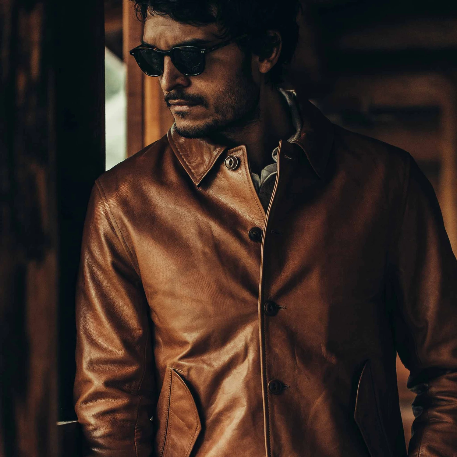 The Cuyama Jacket In Cognac - Image 3