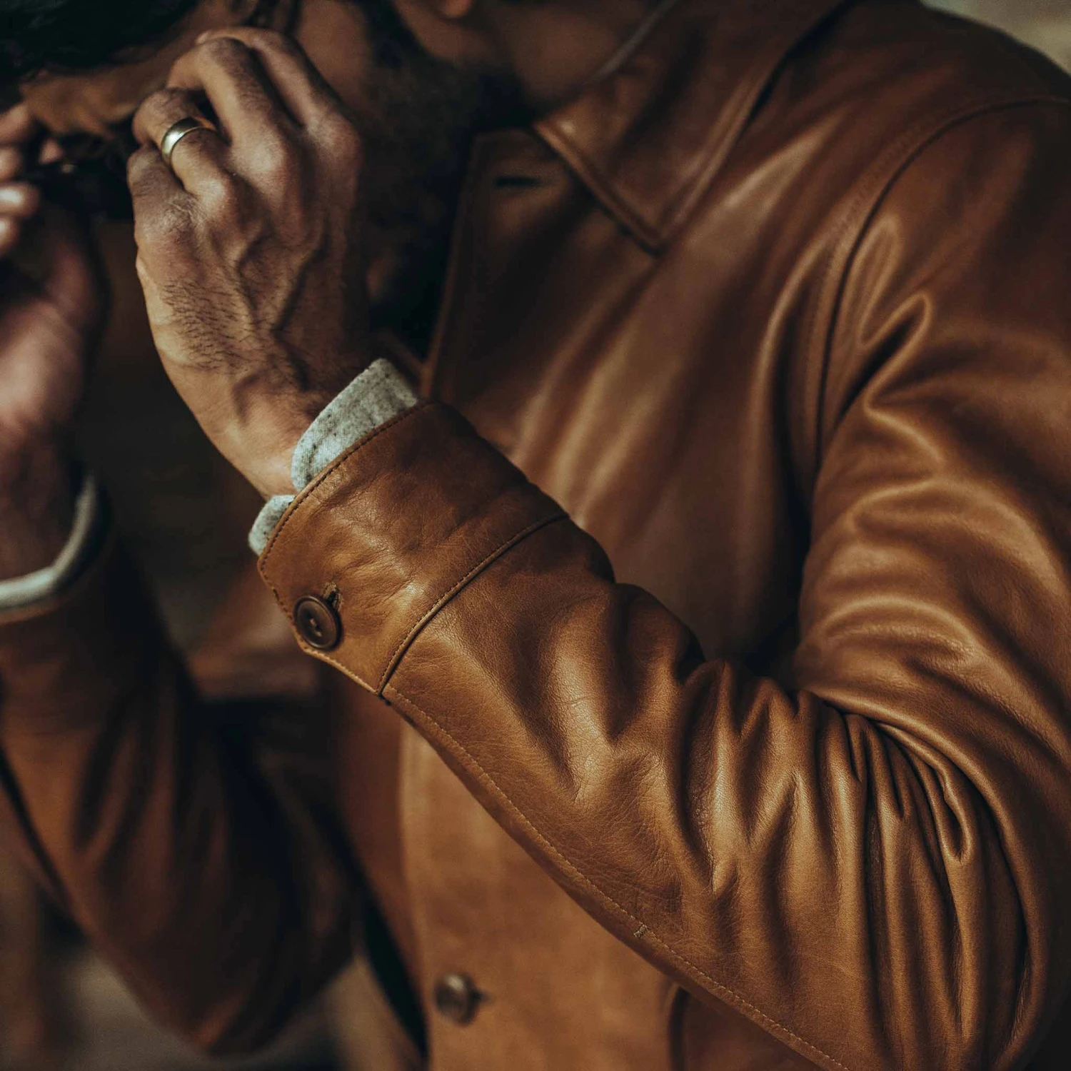 The Cuyama Jacket In Cognac - Image 5