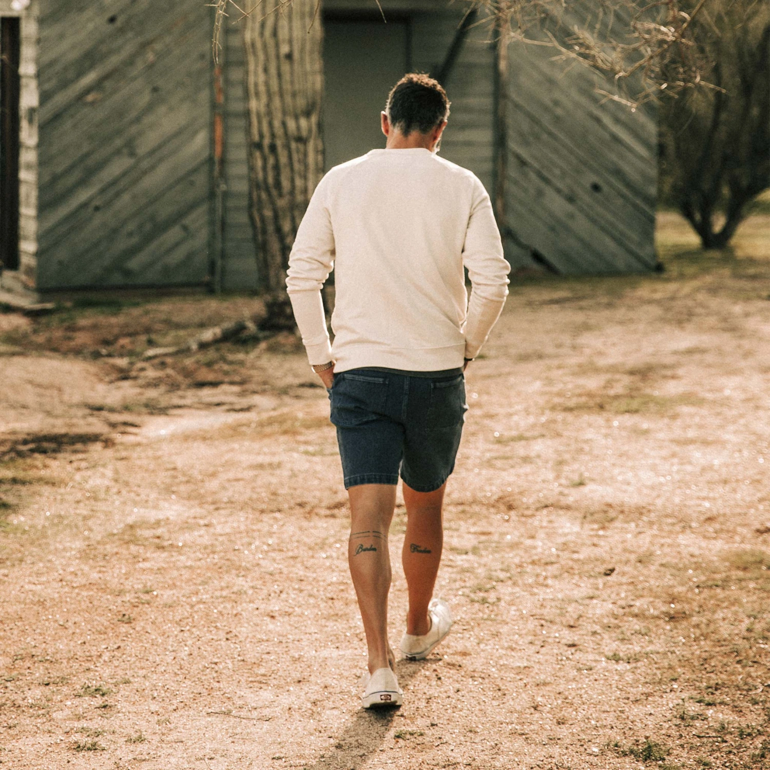 The Camp Short In Indigo Boss Duck - Image 6