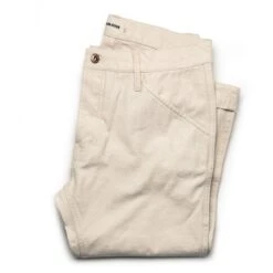The Camp Pant In Natural Reverse Sateen