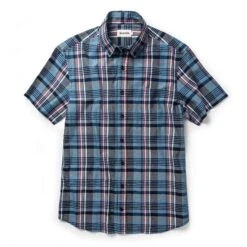 None The Short Sleeve Jack In Navy Madras