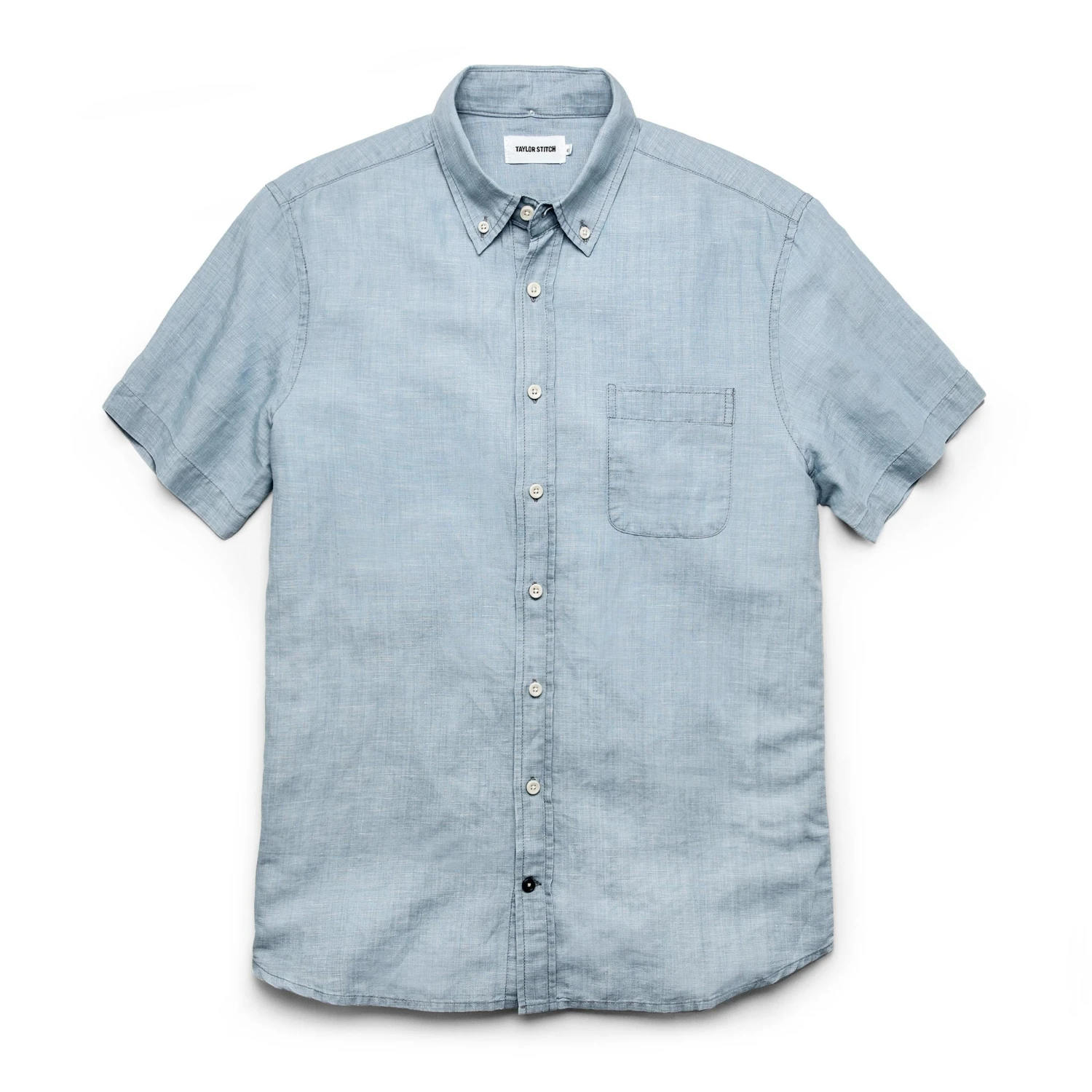 The Short Sleeve Jack In Sun Bleached Linen