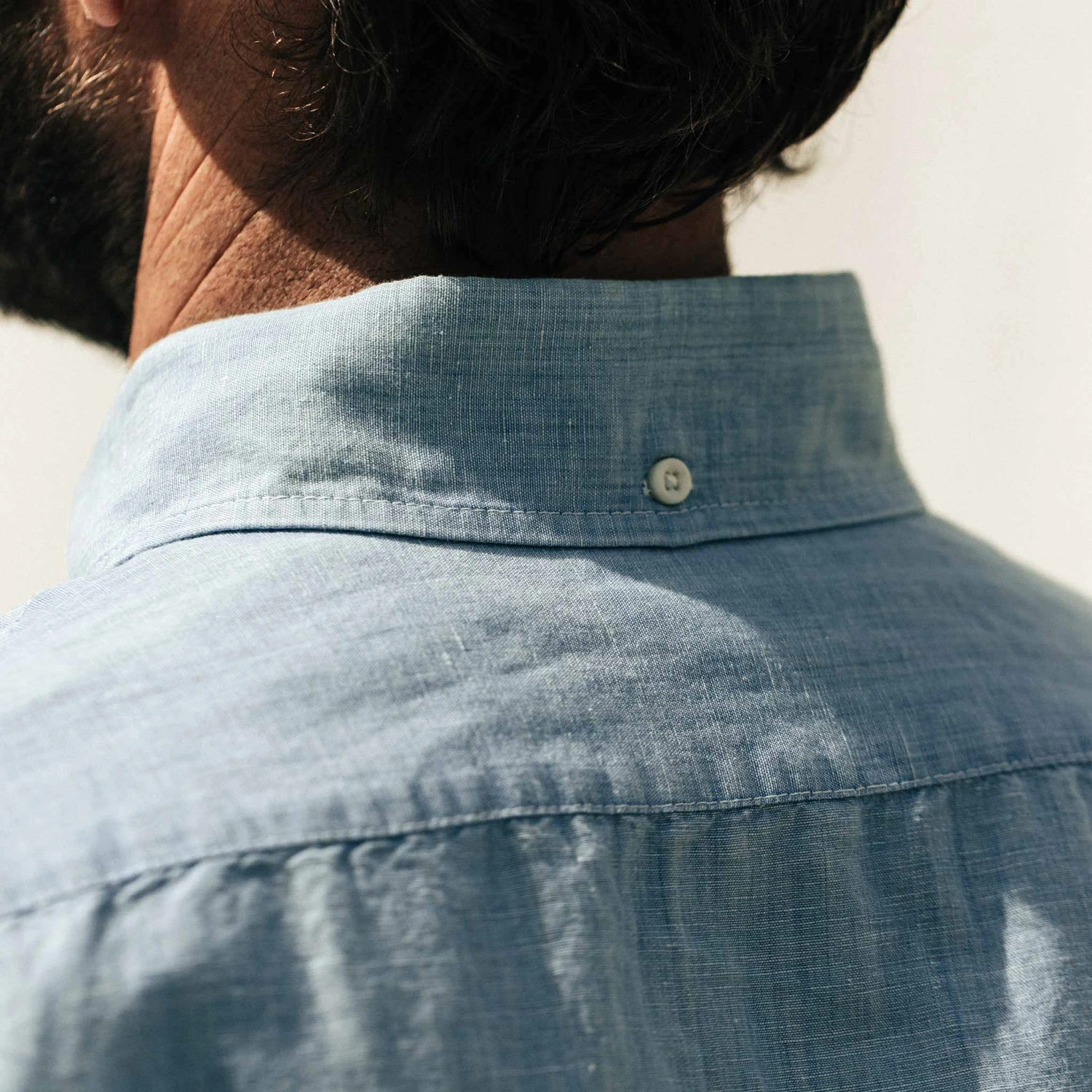 The Short Sleeve Jack In Sun Bleached Linen - Image 5