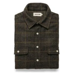 The Leeward Shirt In Olive Plaid