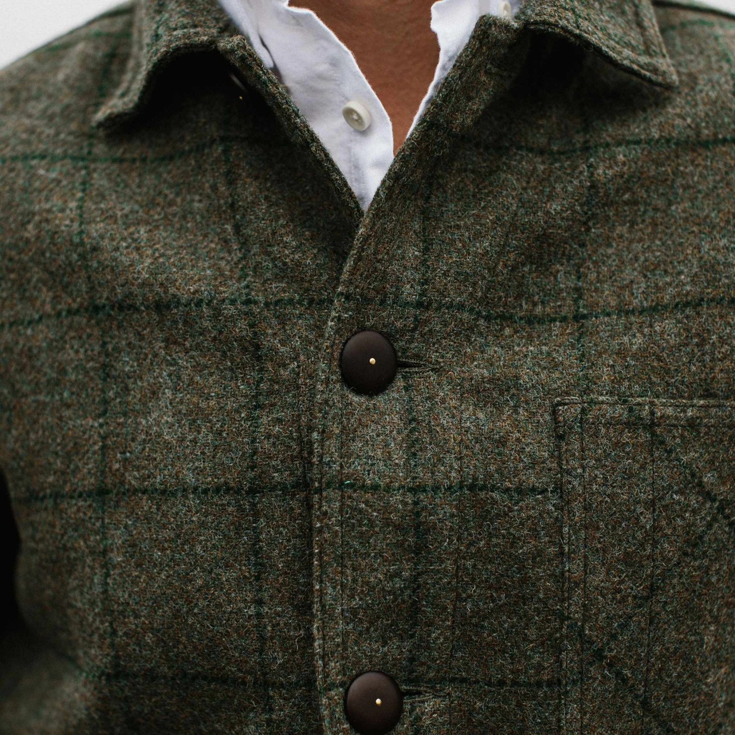 The Ojai Jacket In Windowpane Wool - Image 4
