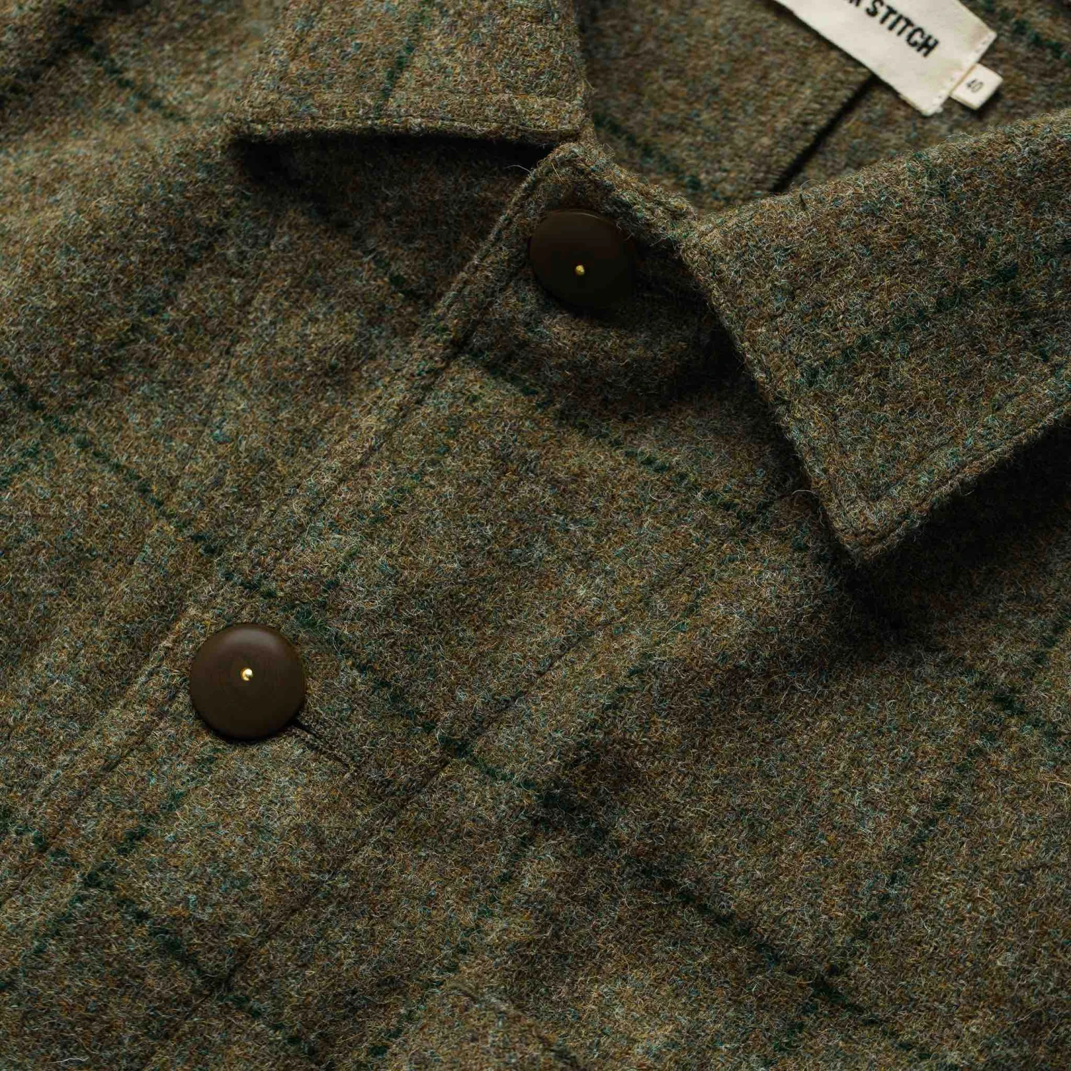 The Ojai Jacket In Windowpane Wool - Image 7