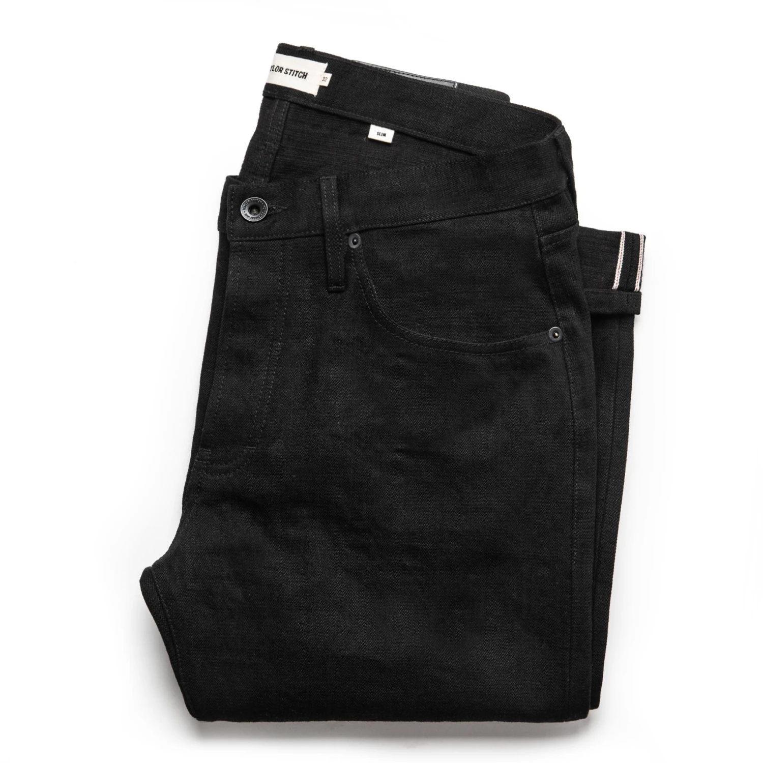 The Slim Jean In Black Selvage