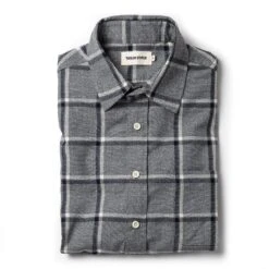 The California In Navy Salt And Pepper Plaid