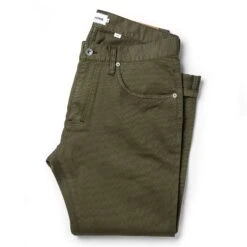 The Slim All Day Pant In Olive Bedford Cord