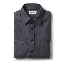The Utility Shirt In Indigo Crosshatch