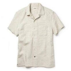 The Short Sleeve Hawthorne In Natural Pickstitch Waffle