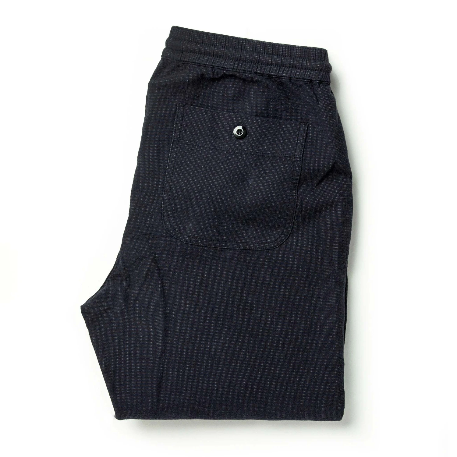 The Apres Pant In Coal Double Cloth - Image 8