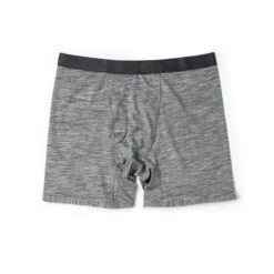 The Merino Boxer In Heather Grey