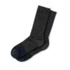 The Merino Sock In Charcoal Dot