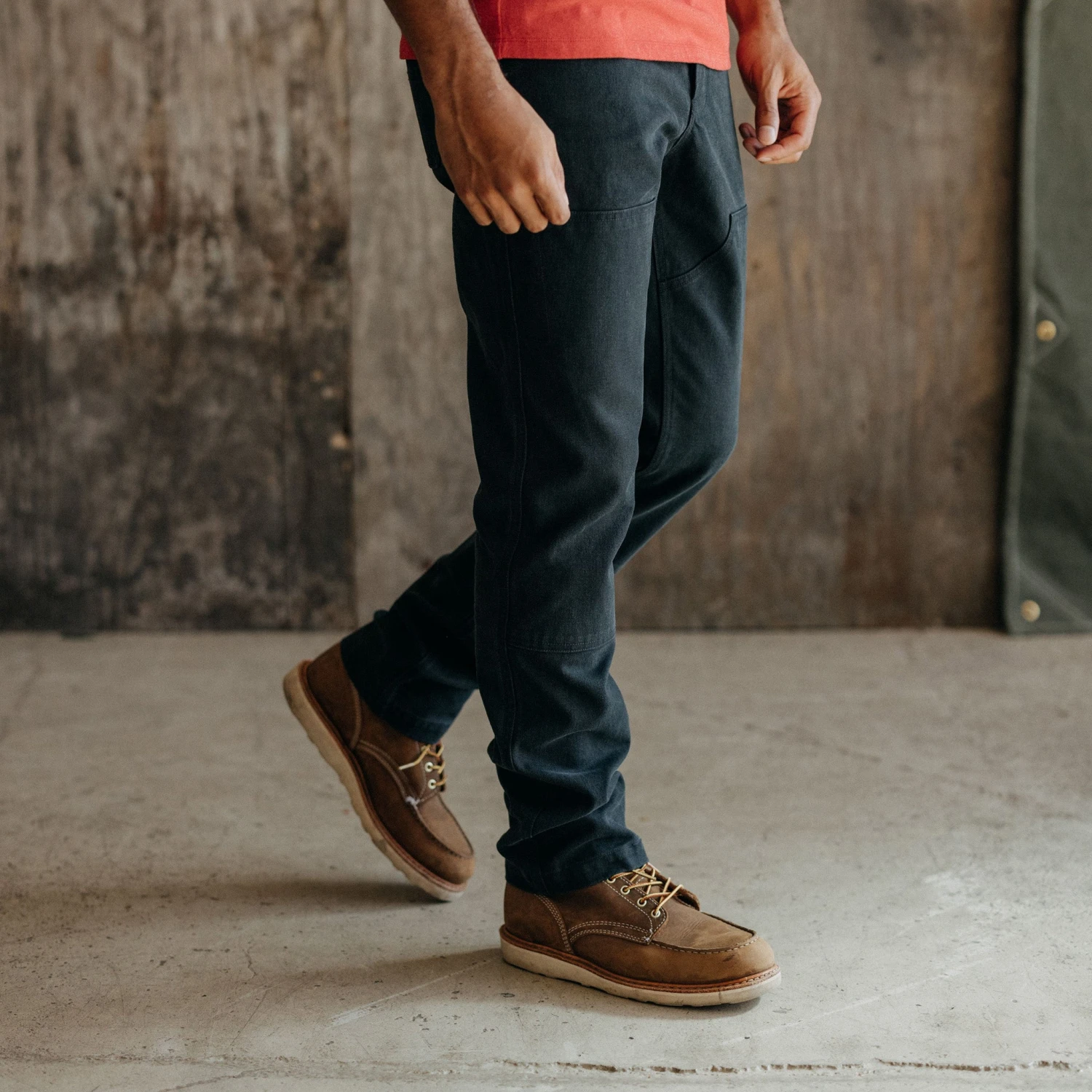 The Chore Pant In Coal Boss Duck - Image 5