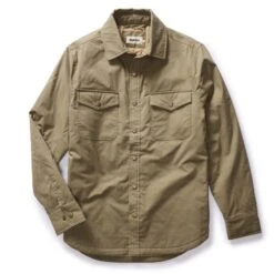 The Lined Maritime Shirt Jacket In Olive