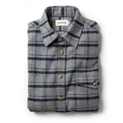 The Crater Shirt In Ash Plaid