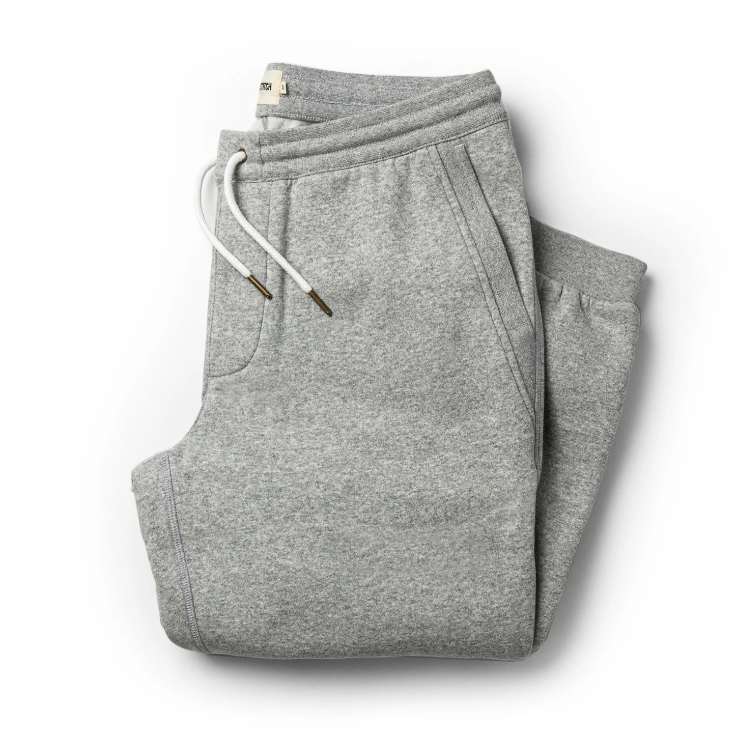 The Heavy Bag Pant In Heather Grey Fleece
