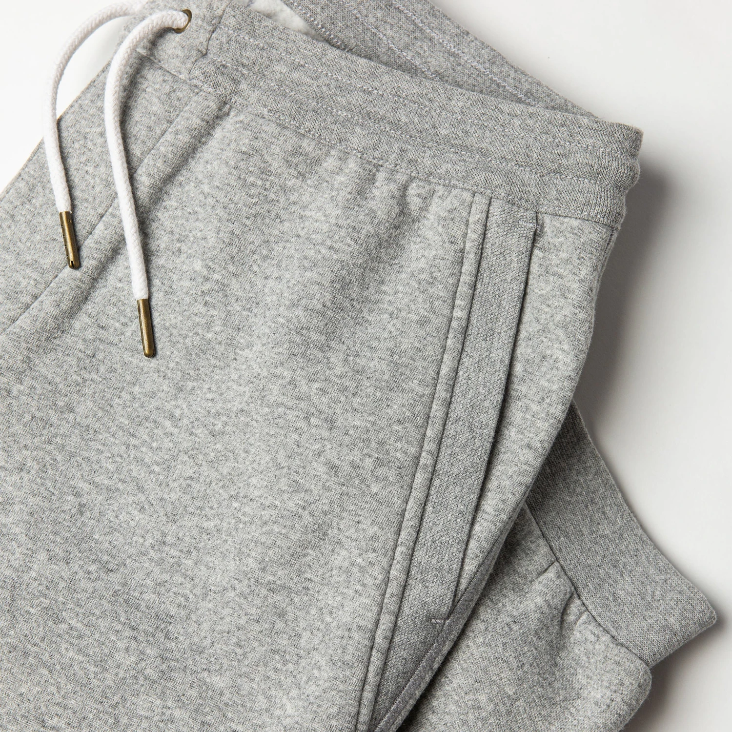 The Heavy Bag Pant In Heather Grey Fleece - Image 7