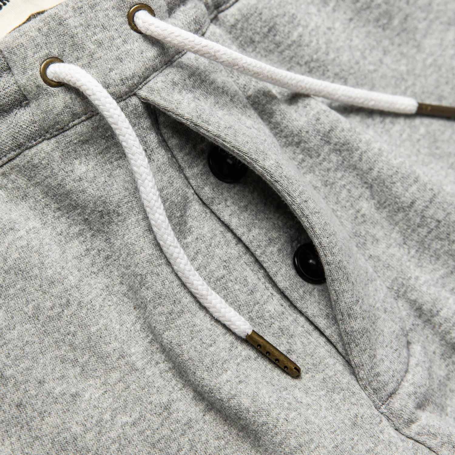 The Heavy Bag Pant In Heather Grey Fleece - Image 9