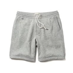 The Heavy Bag Short In Heather Grey Fleece