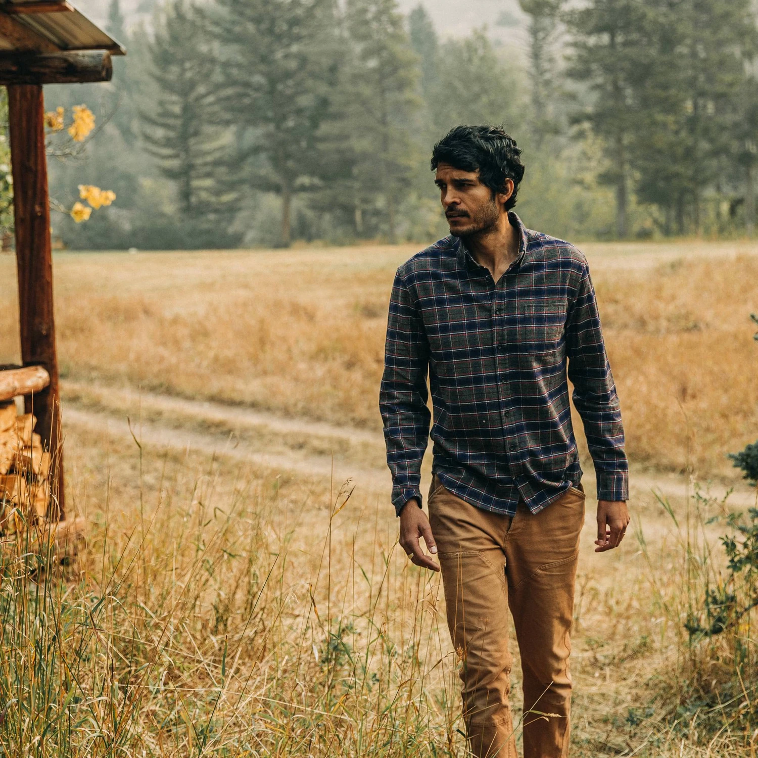 None The Jack In Brushed Grey Plaid - Image 2