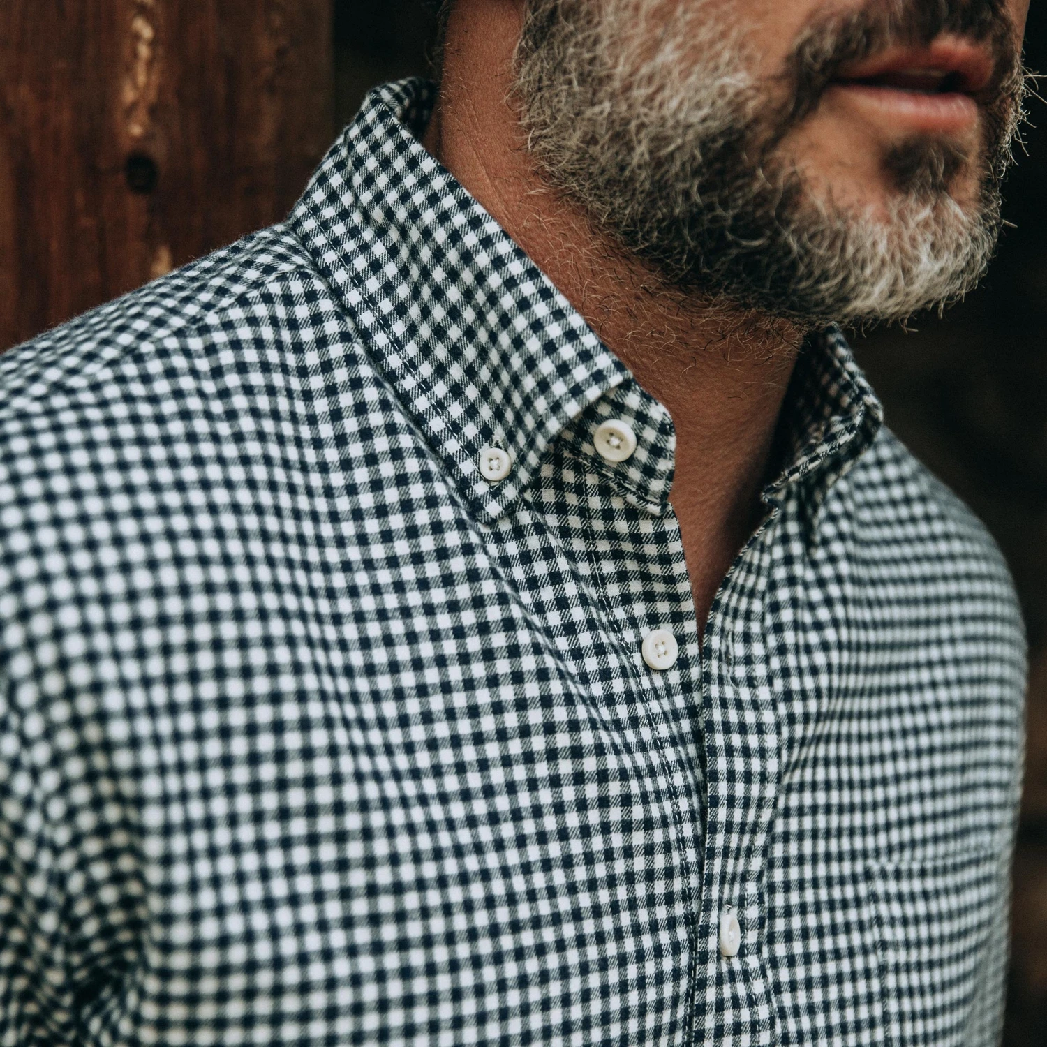 None The Jack In Brushed Navy Gingham - Image 3