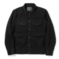 The Long Haul Jacket In Black Indigo Sashiko