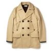 None The Mendocino Peacoat In Camel Wool