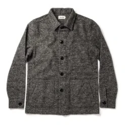 The Ojai Jacket In Charcoal Wool