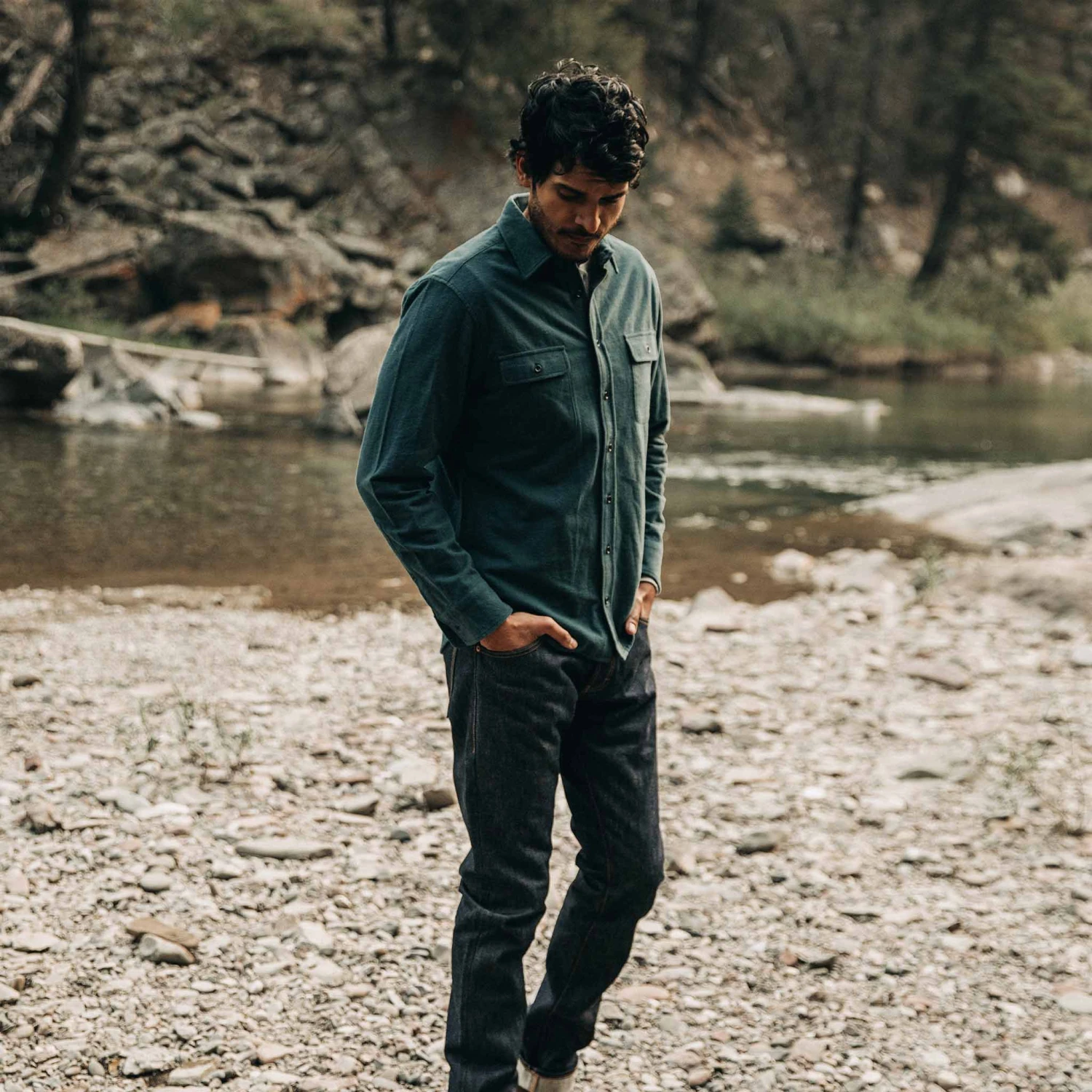 The Yosemite Shirt In Deep Ocean - Image 2