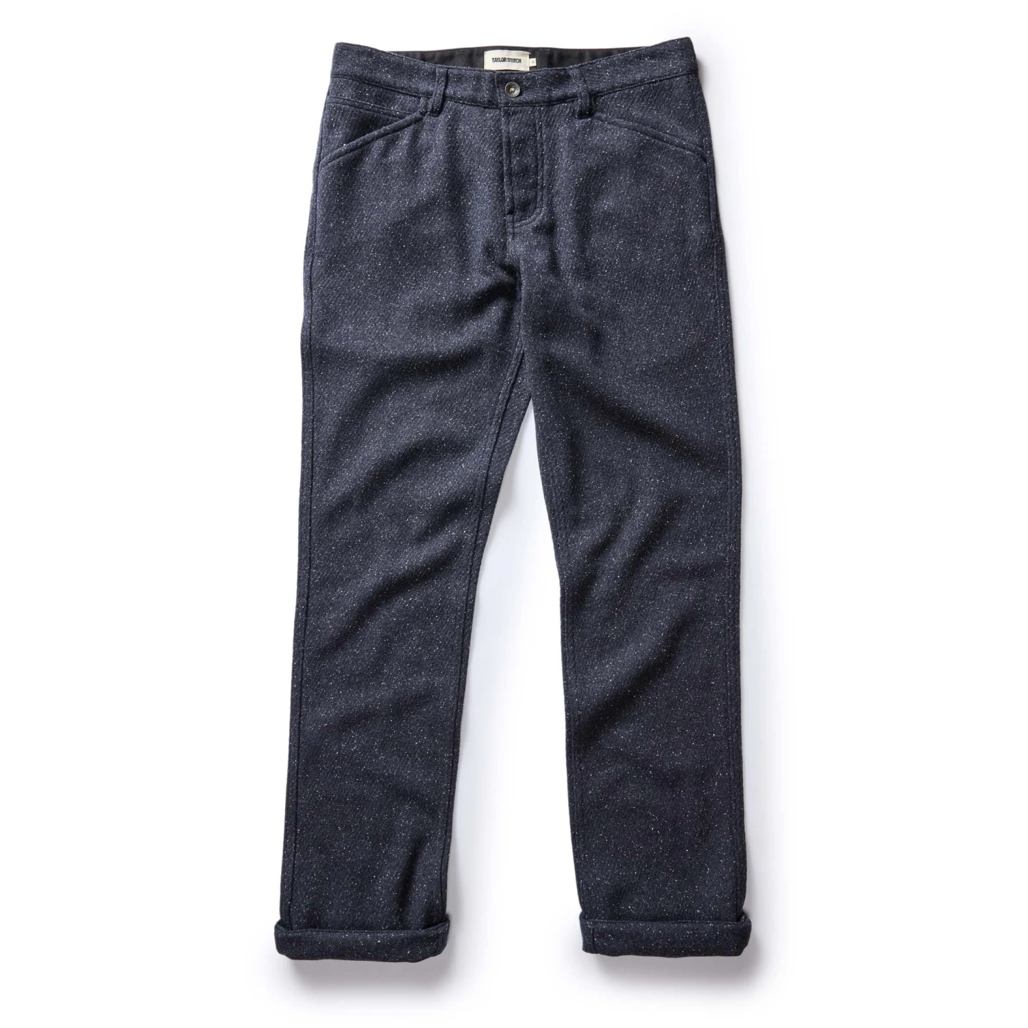 The Camp Pant In Navy Nep Wool - Image 5
