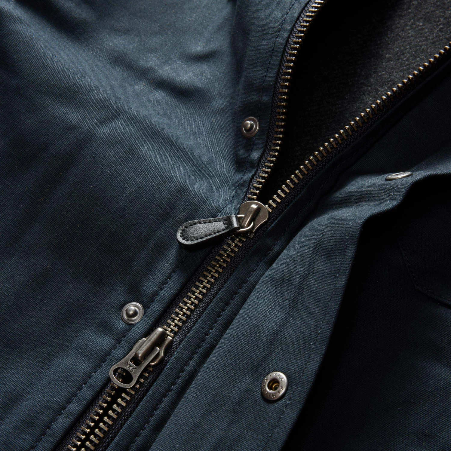 The Deck Jacket In Dark Navy Dry Wax - Image 10