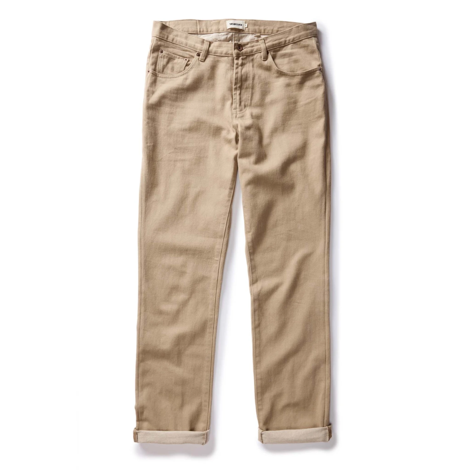 The Democratic All Day Pant In Light Khaki Broken Twill - Image 5