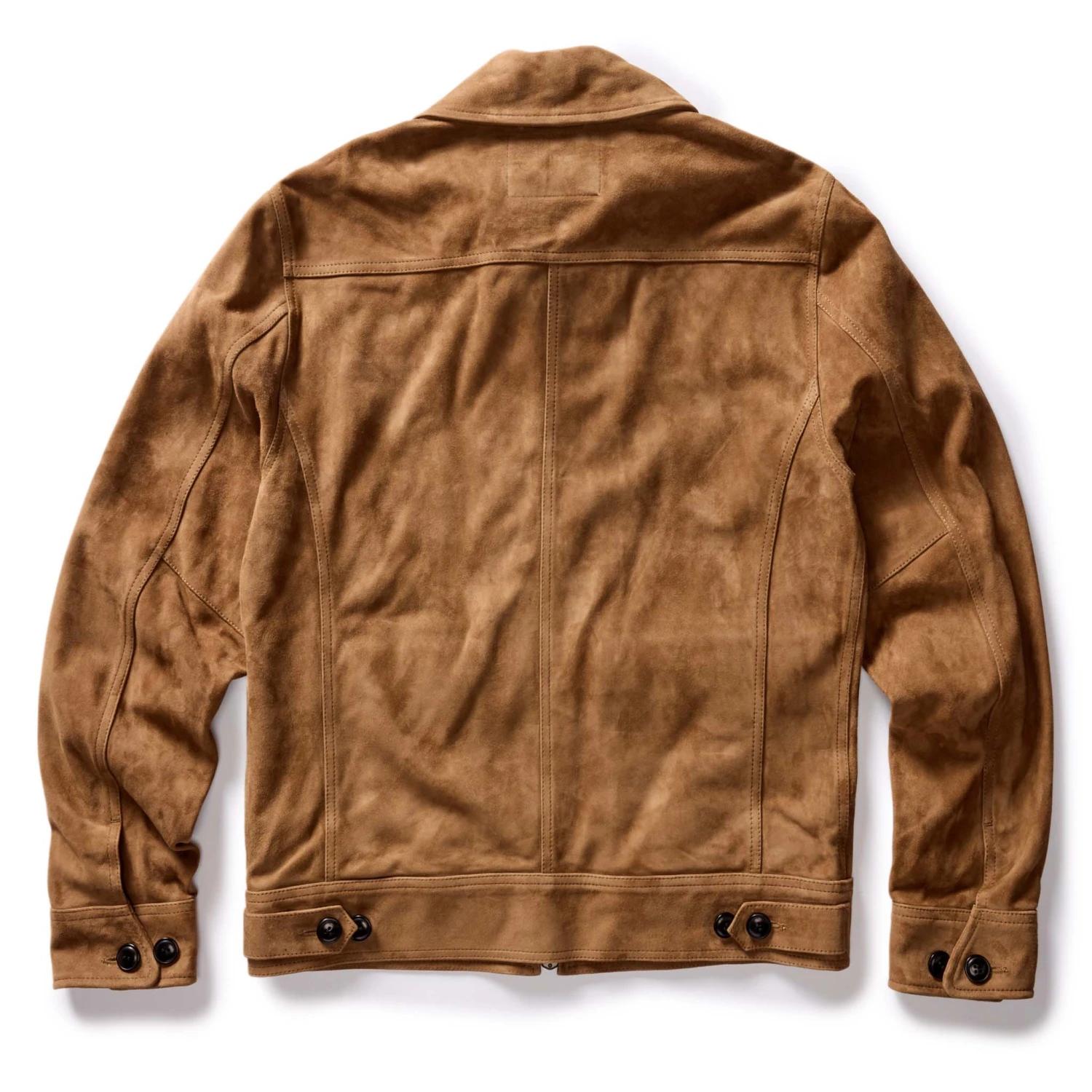 The James Jacket In Vintage Tan Suede - Image 6