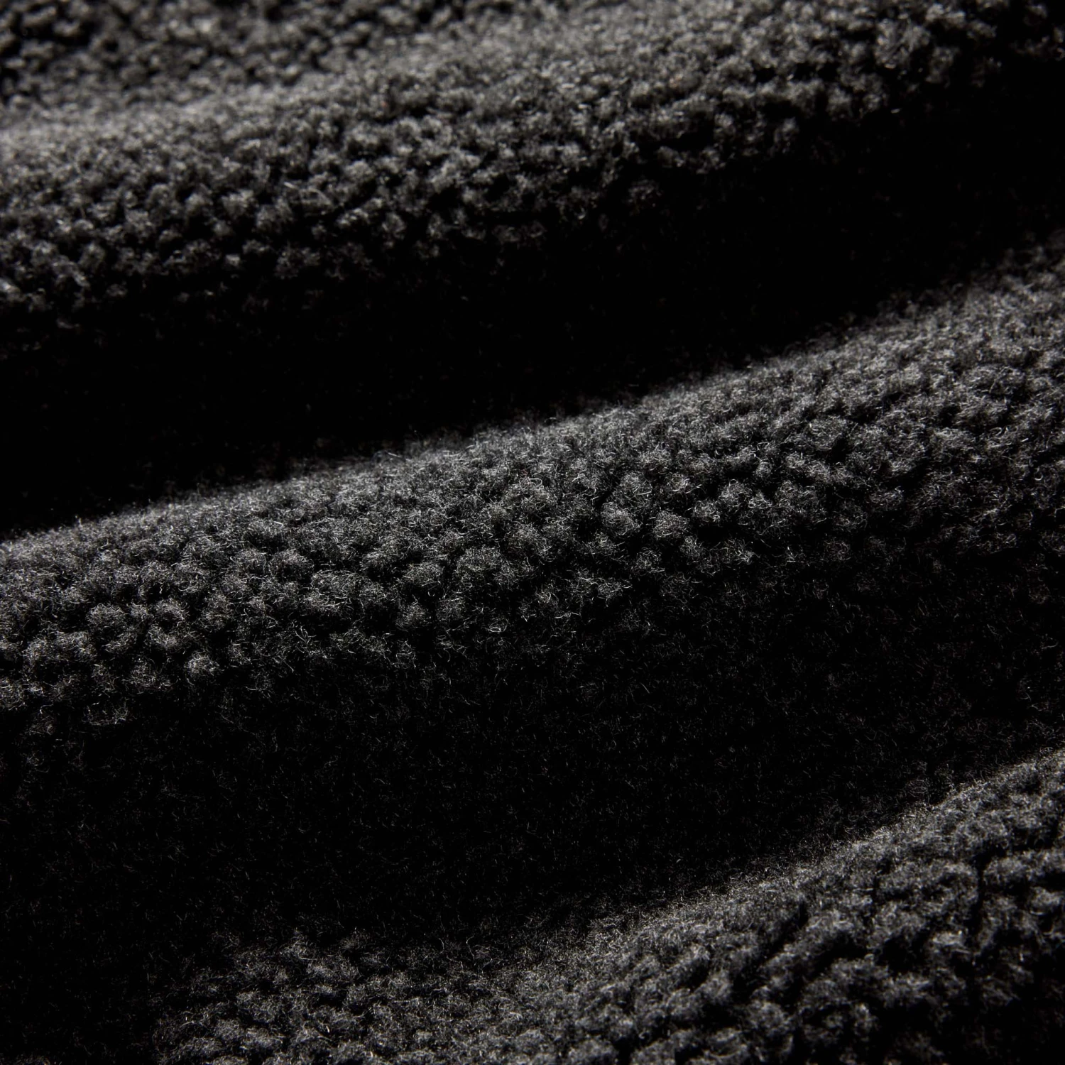 The Nomad Pullover In Charcoal Heather Sherpa - Image 6