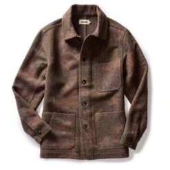 The Ojai Jacket In Heathered Camo Wool