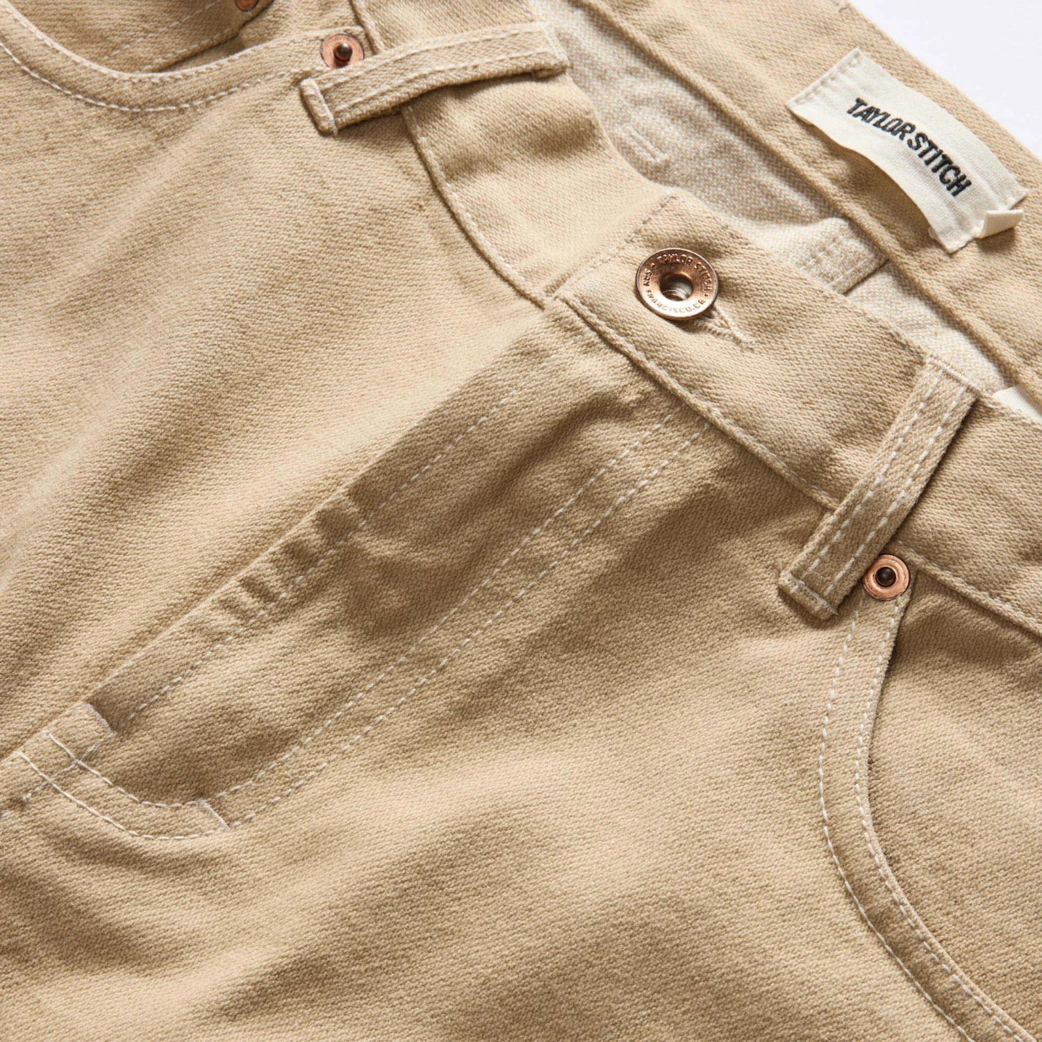The Slim All Day Pant In Light Khaki Broken Twill - Image 8