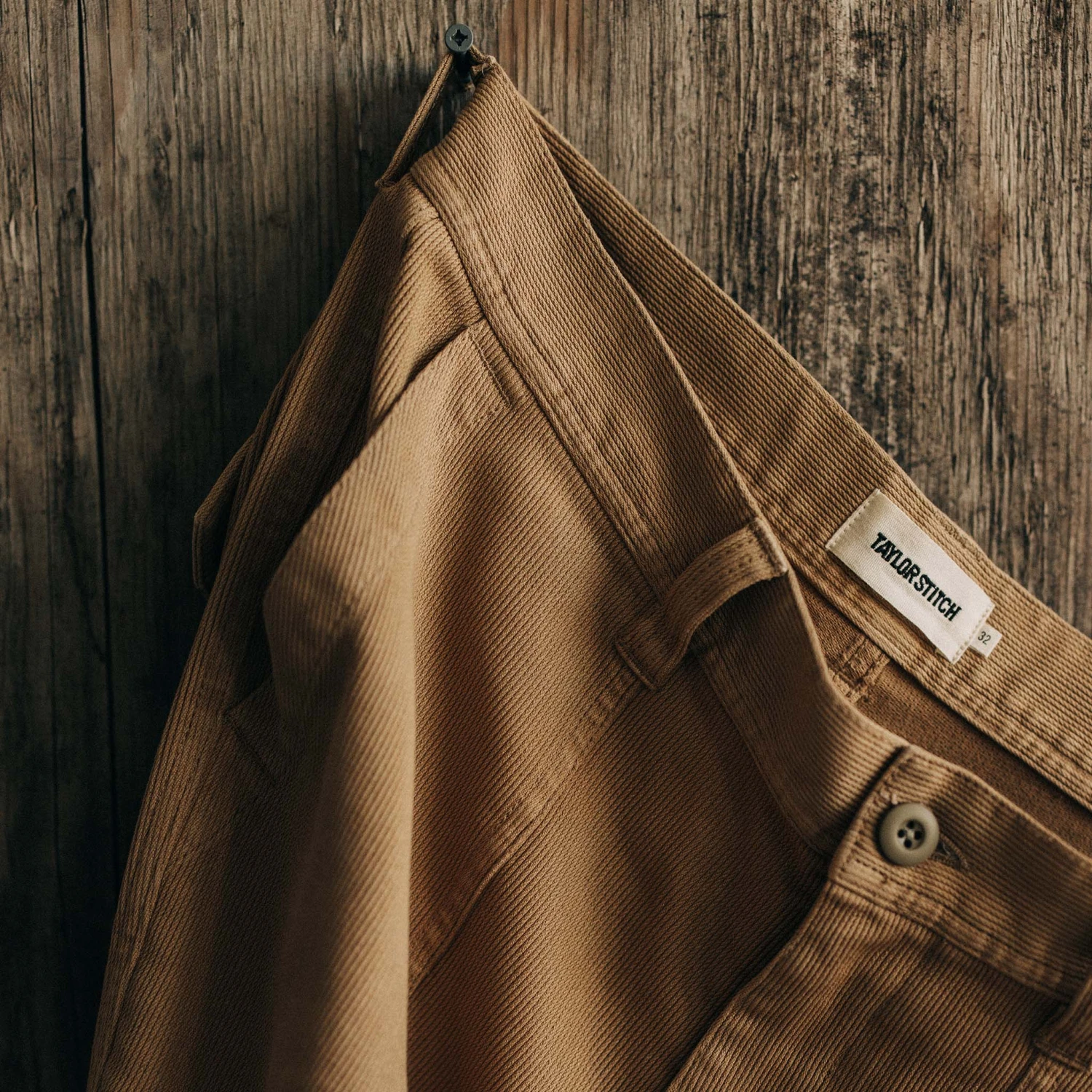 The Trail Pant In Light Khaki Bedford Cord - Image 5
