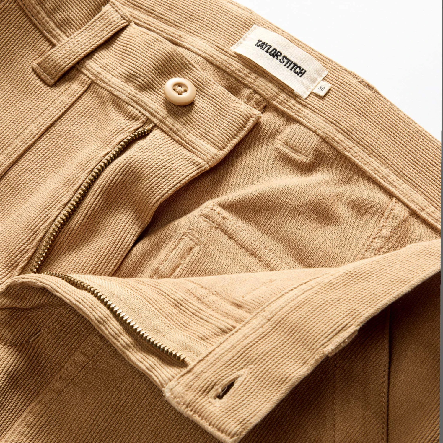 The Trail Pant In Light Khaki Bedford Cord - Image 8