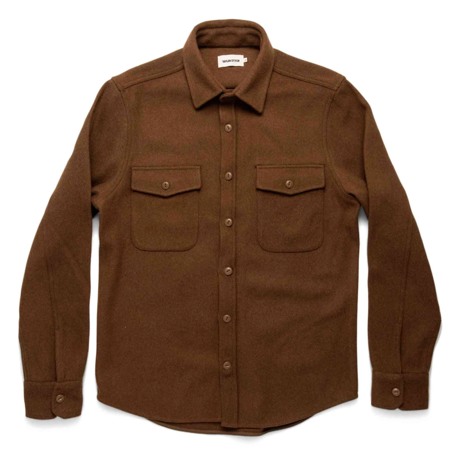 The Maritime Shirt Jacket In Rust - Image 11