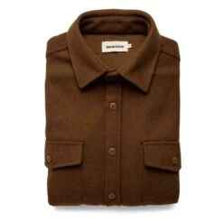 The Maritime Shirt Jacket In Rust