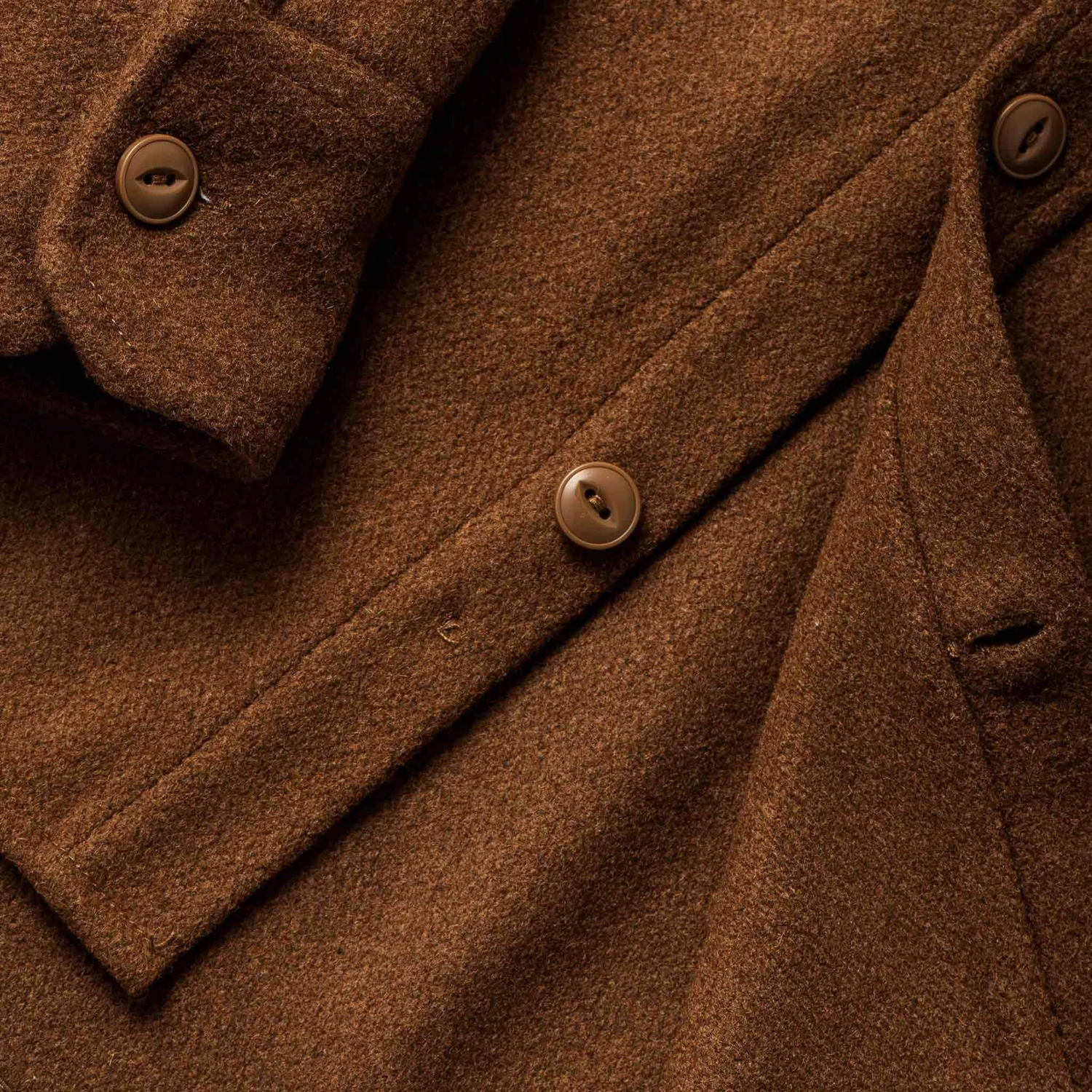 The Maritime Shirt Jacket In Rust - Image 5