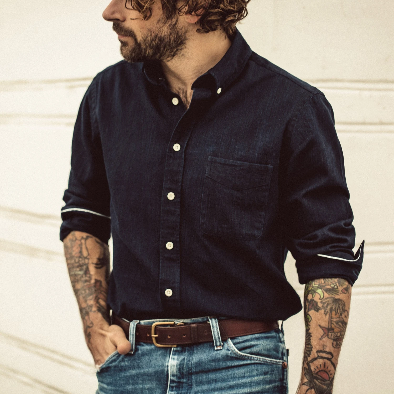 The Jack In Washed Indigo Twill - Image 4